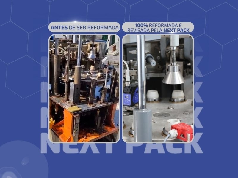 Antes e Depois: Transformações Impressionantes de Máquinas Reformadas pela Next Pack