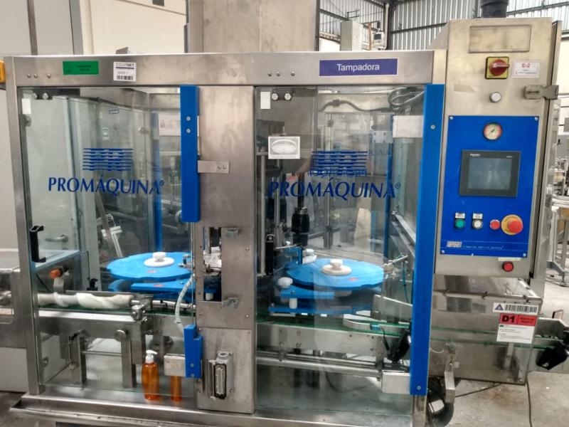 TAMPADORA E ROSQUEADORA DE VÁLVULA AUTOMÁTICA - PROMÁQUINA em Jundiaí